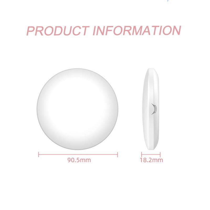 New Make Up Mirror with Lighting Small Led Tabletop Mirror Magnifying Women's Pocket Mirror HUAZJ03