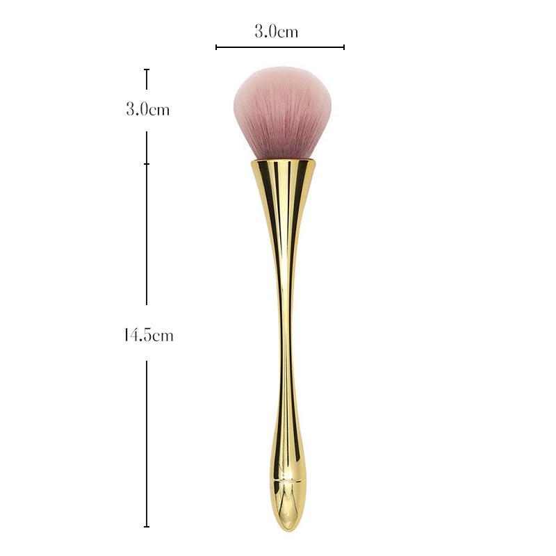 

Маленькая свободная кисть для талии, мягкая щетина, кисть для румян, пудры, кисть для хайлайтера, одинарная кисть для макияжа