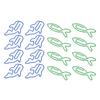 100Pcs Cute Shaped Office Paper Clips Set Lightweight Decorative Lovely Shape Paperclip Clamp for Sc