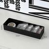 Acrylic Desk Organizer with Built-in Stationery Holder for Cosmetics