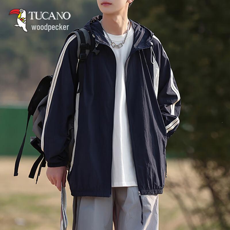 TUCANO Men s Hooded Ice-Cool Quick-Dry Sun Protection Jacket 2XL