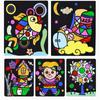 DIY Cartoon Magical Transfer Painting Crafts for Kids Arts and Crafts Toys Children Creative Educational Learning Drawing Toys