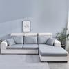Waterproof Furniture Protector Thick Sofa Cover Corner Sofa Seat Slipcover Elastic Solid Color Couch Cover Elastic Material