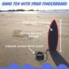 4 Pcs Finger Surfboards, Finger Surf Board for Car Window, Finger Surfing Board with String, Wind Surfboard Fingerboard for Kids Teens Adults