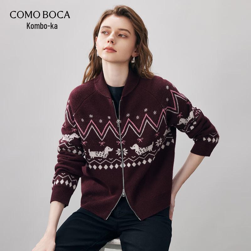 

Women s Thickened Fair Isle Wool Cardigan XL