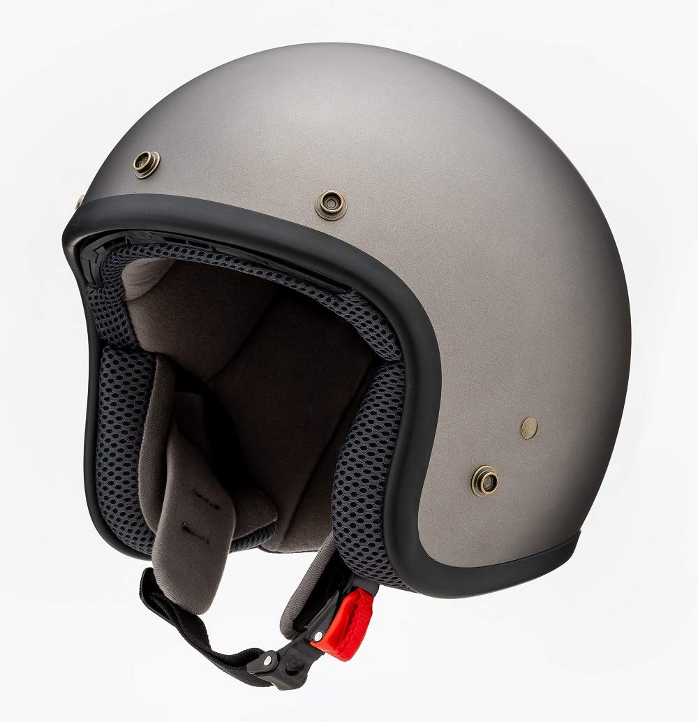 

Value for Money and Yamashiro Helmet Flat Gunmetallic Motorcycle Jet Size L Fits All Removable Inner Asian [YH Series Trust] YH-001 Helmet,