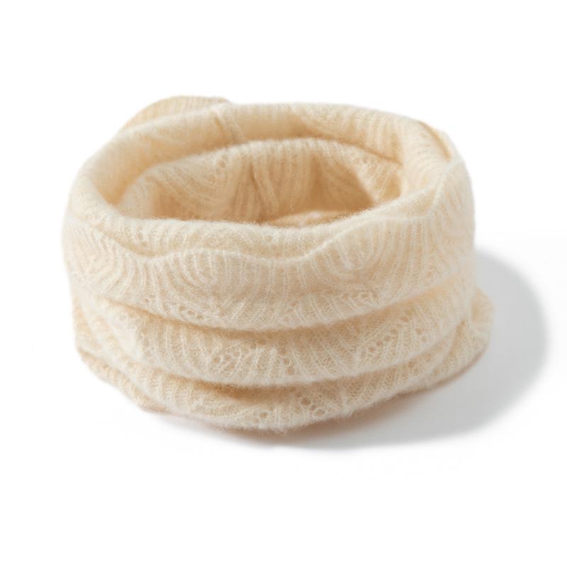 100% reines Kaschmir Verdickter Zopfmuster Halswärmer - Warmer Winter Unisex Schal