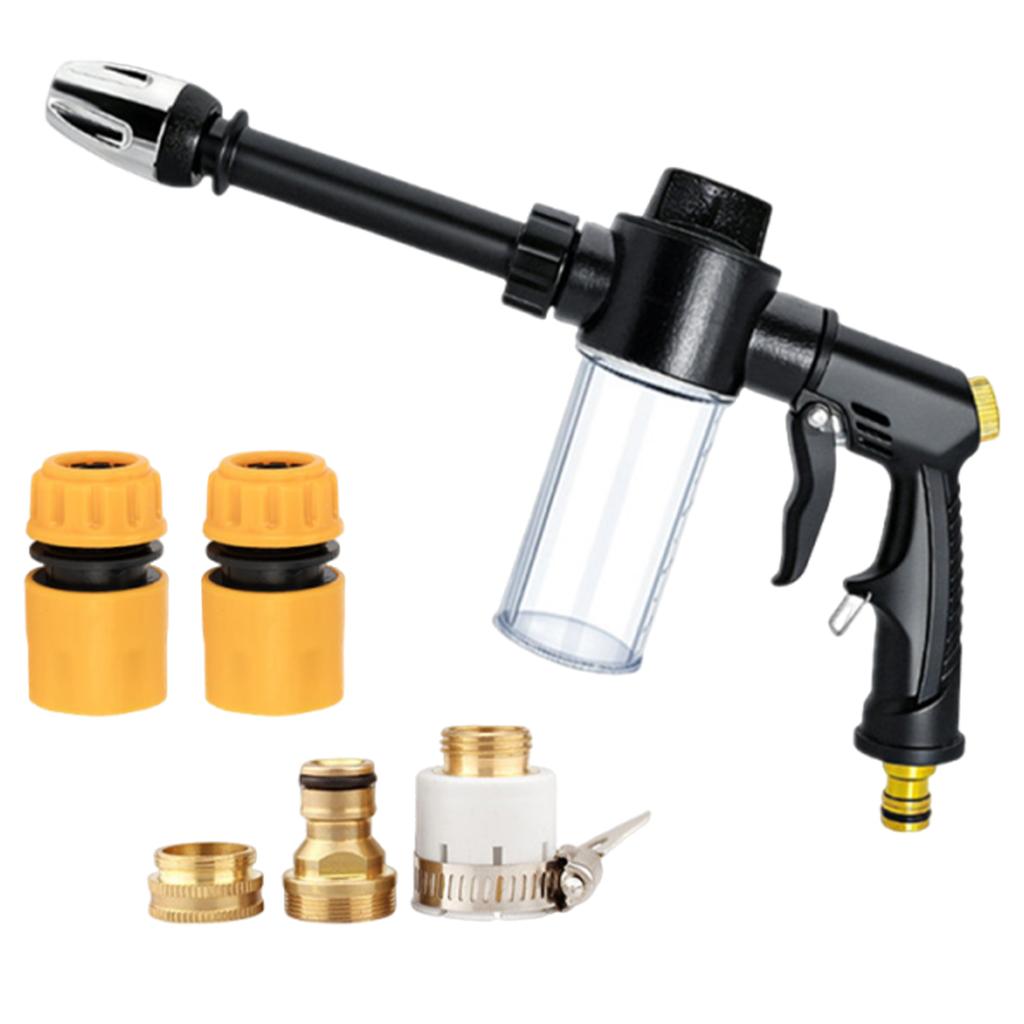 New High Pressure Sprinkler Water Gun Car Washers Garden Lawn Watering Hose Nozzle Foam Lance Portable Automobiles Cleaning Tool