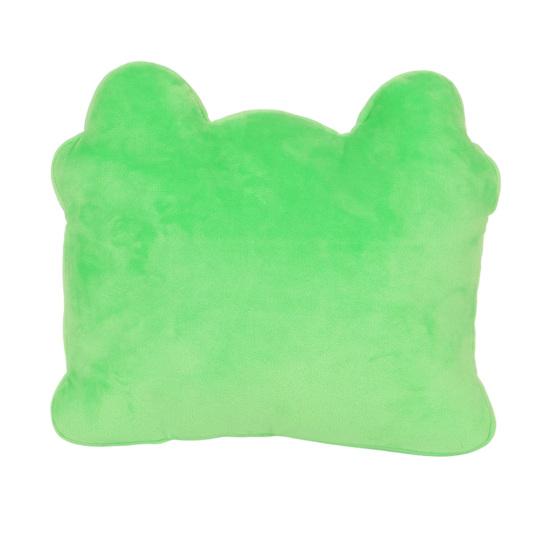 Green Frog Tablet Plush Toy, Soft Stuffed Animal, Cuddly Frog Plushie for Kids, Cute Character Collectible Gift for Boys Girls