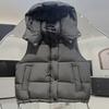 Hooded down cotton vest women's autumn and winter new thickened warm short vest jacket loose casual cotton clothes