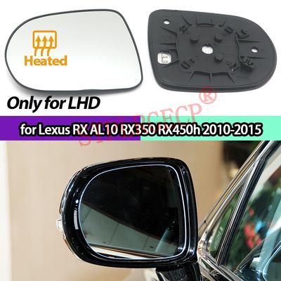 For Lexus Lexus RX AL10 RX350 RX450h 2010-2015 LHD Left Right Door Side Wing Mirror Glass Heated Clear Rear View Rearview LH RH