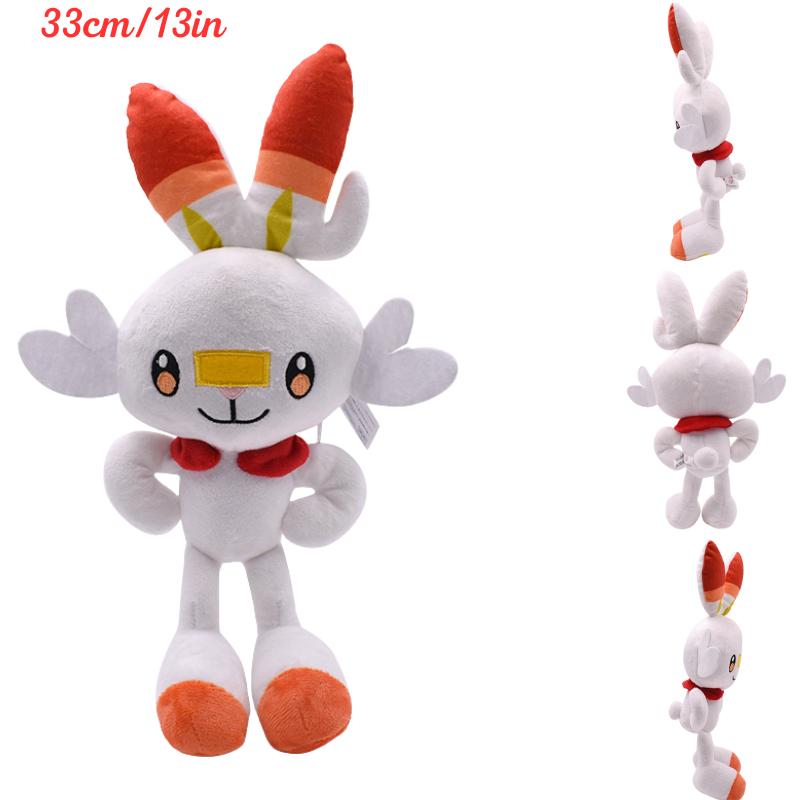 Sprigatito Fuecoco Quaxly Kawaii Plush Toys Cute Anime Scorbunny Cinderace Stuffed Animals Peluche Dolls Festivals Gifts