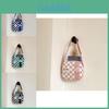 Stylish Children's Checkerboard Canvas Bag Ideal For Boys' Casual Outings And Everyday Use