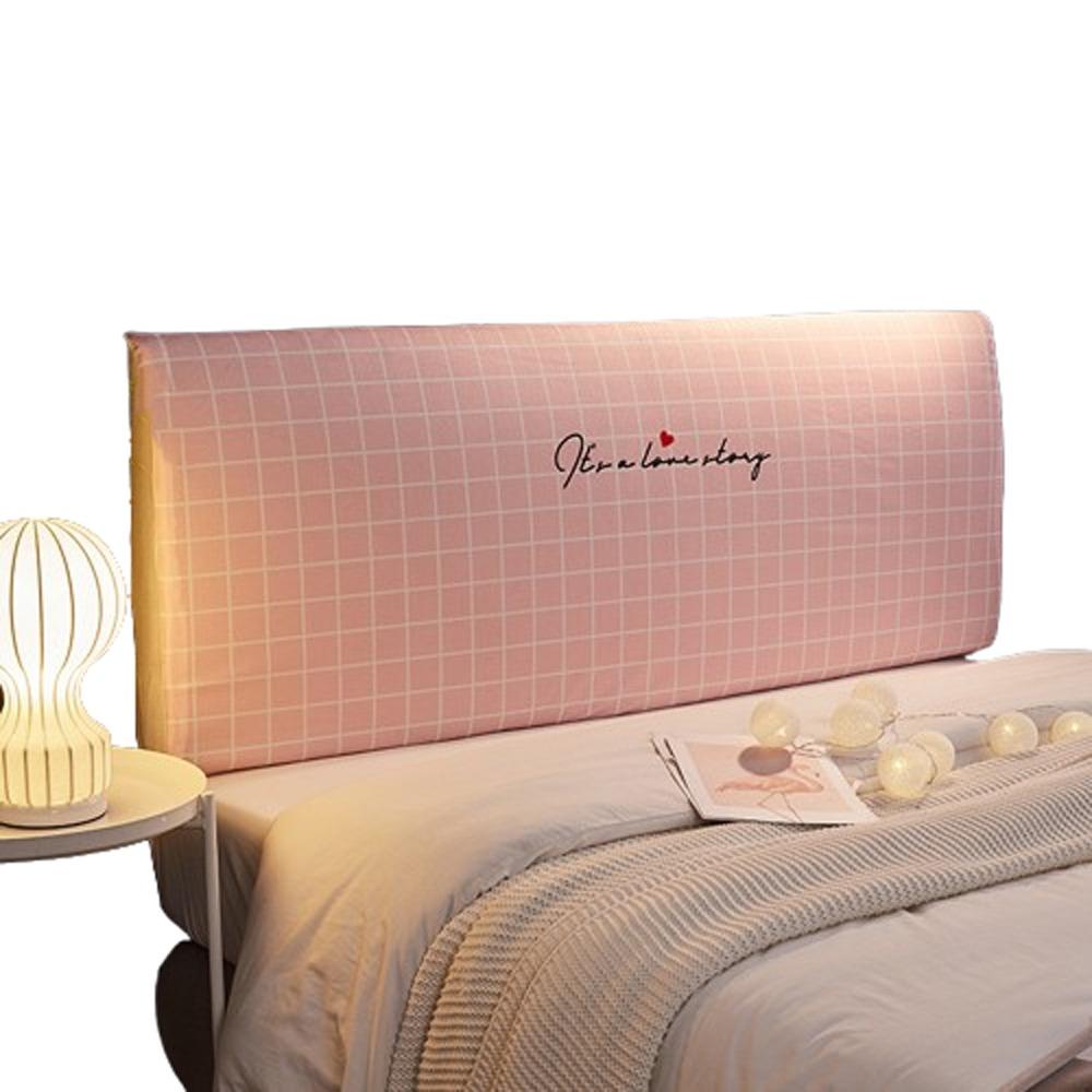 All-inclusive Headboard Cover Elastic Bedside Cover Washable Protective Cover  Home Room Decor