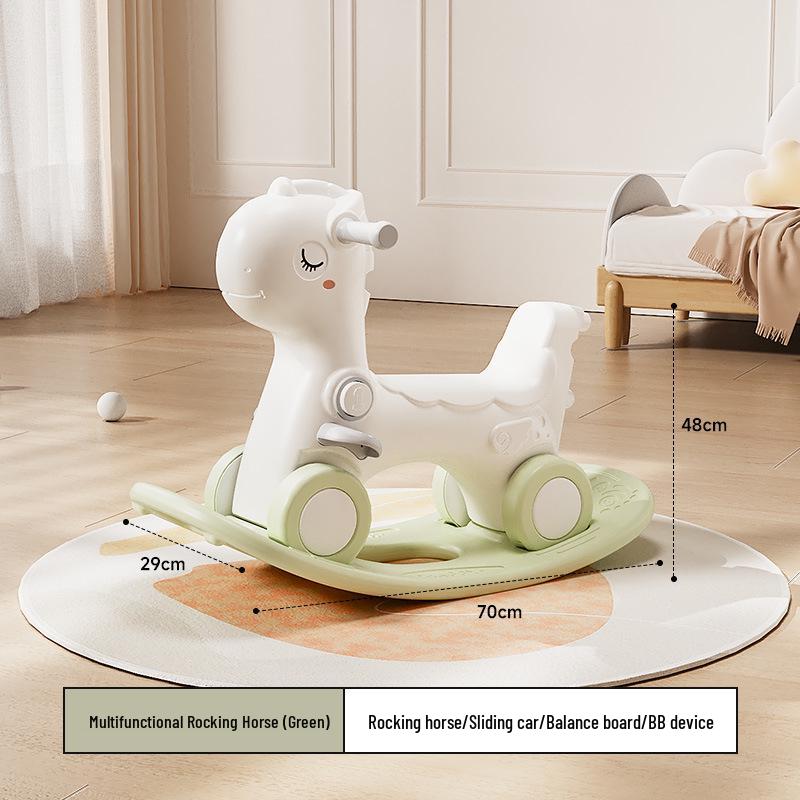 

Деревянная лошадка-качалка и машинка-йо-йо: Идеальный подарок для годовалых детей, подходит для девочек Default Bag Packaging