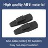 SEAMETAL 2pcs Car Safety Belt Clips Seat Belt Buckle Car Styling Safety Stopper Belt Clips Adjusting Clip