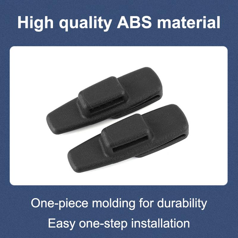 SEAMETAL 2pcs Car Safety Belt Clips Seat Belt Buckle Car Styling Safety Stopper Belt Clips Adjusting Clip