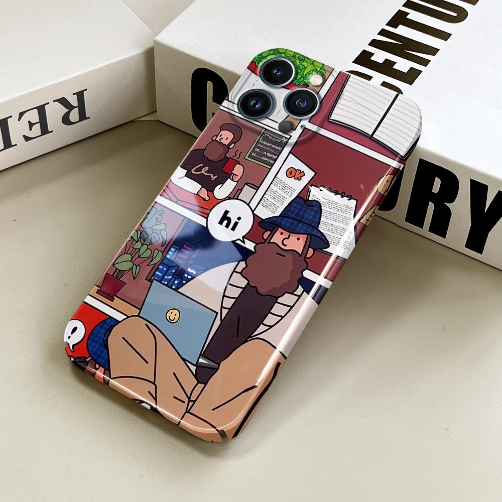 All-inclusive-Film-Telefonhülle Cartoon-Modedesign Hartschalen-Vollschutzhülle für die Kamera für iPhone Samsung Xiaomi Poco Redmi Huawei Honor