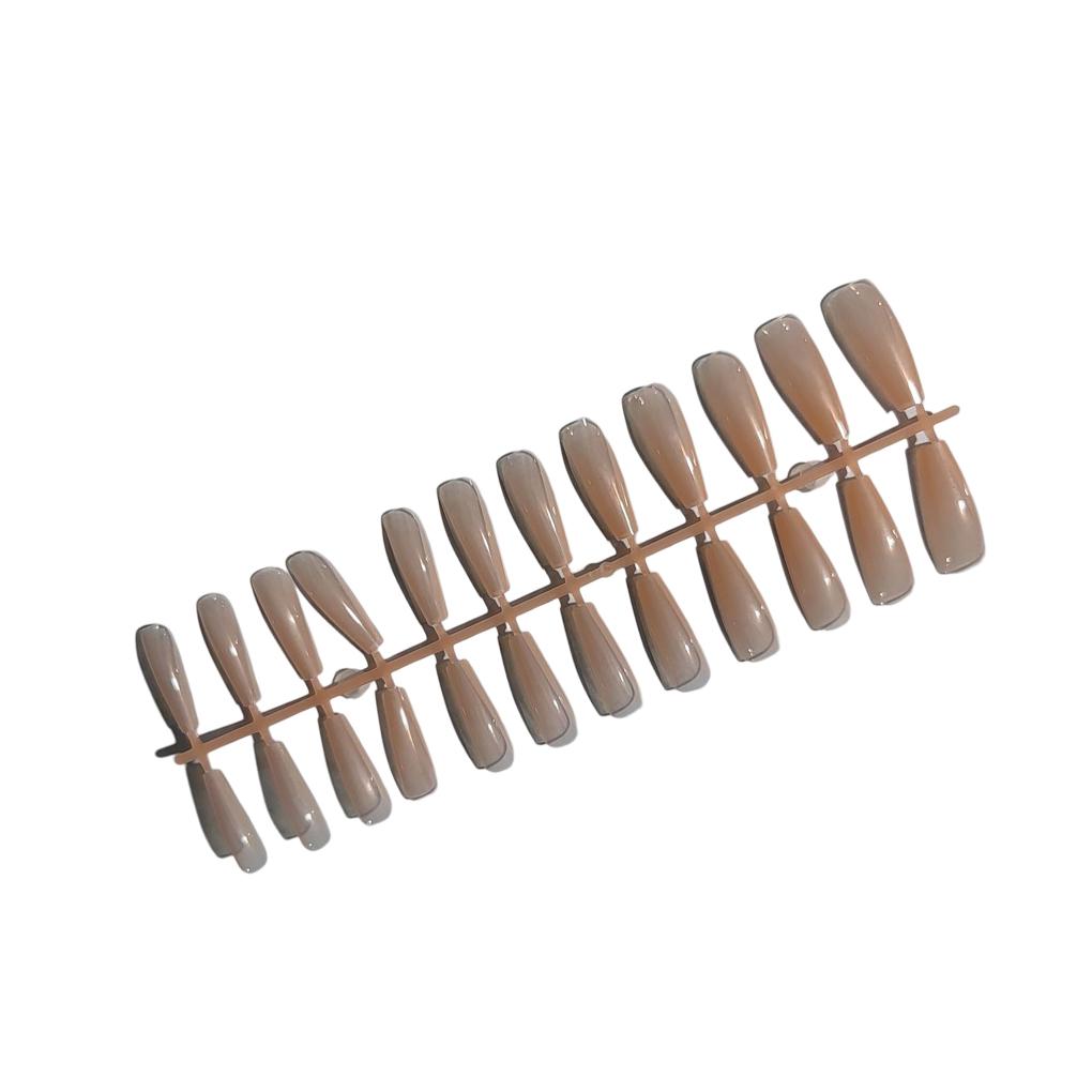 

24 шт. сверхдлинных накладных ногтей, искусственные, сделай сам, твердые, французские, изящные, цветные, стойкие ногти для маникюрных салонов, искусство