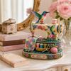 Yousheng Tiny 3D Beaded Sewing Machine DIY Kit for Kids & Adults, Exquisite Hummingbird Handmade Bead Craft Set, Stress Relief Creative DIY