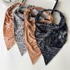 Böhmisches Muster Dreieckiges Haartuch Retro Ethnisch Bedruckt Schützende Kopfbedeckung Integriertes Gummiband Mode Outdoor Tuch