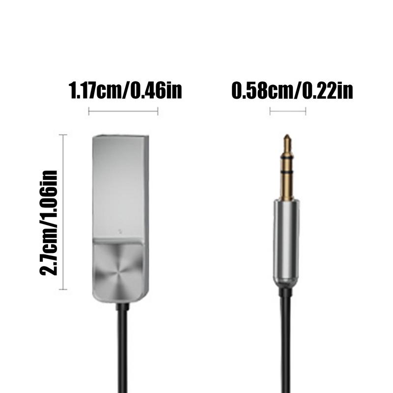 Wireless Auxiliary Adapter For Car Car Wireless Radio Transmitter Handsfree Calling Music Player Plug And Play Hi-Fi Sound