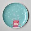 Christmas Ceramic Plates, Cartoon Hand-painted Steak Plate, Bone China Fruit Pastry Plate. Restaurant Decoration New Year's Gift