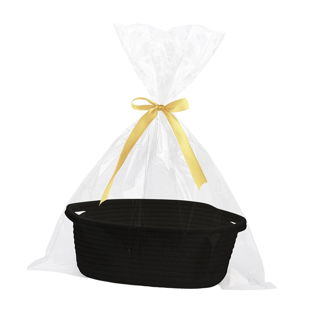 Storage Baskets for Shelves - Decorative Bins for Home Closet Kitchen