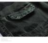 Men's Retro Camouflage Elastic Cuff Multi-Pocket Overalls