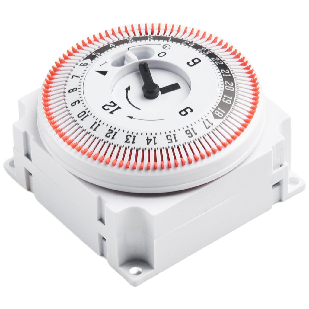 Mechanical 24 Hours Timer Switch Industrial Timing Device Panel Switch Protect