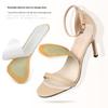 Summer Invisible High-Heeled Sandals with Non-Slip, Anti-Abrasion PU Three-Quarter Pad