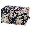 Komon Kobo Balloon Pouch Sakura (Navy) Cosmetic Nishiki Chirimen Kyoto Wa KOMONO Edo 0110