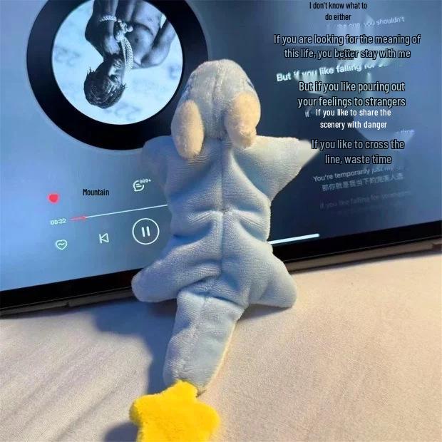 Süßes Plüsch-Dinosaurier-DIY-Set: Handgefertigtes Menglong Puppen Materialpaket