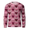 Men's Round Neck Long Sleeve Ribbed Knit Pullover