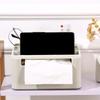 Household Napkin Tissue Box Multifunctional Storage Remote Control Holder Sundries Boxes for Room, Bathroom