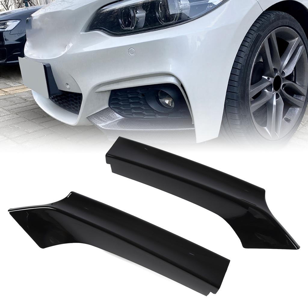 Front Bumper Lip Splitter Front Bumper Separate Spoiler Lip Splitter Cover for 2 Series F22 F2  Sport