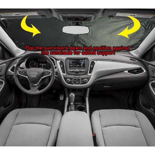 Gven Windshield Sun Shade, 2025 Car Sun Shade Windshield For Front Window Funny Automotive Interior Cover Sun Visor Protector Blocks UV Rays Foldable