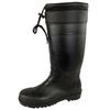 High-Top Cotton Winter Work Boots: Warm, Anti-Smash, Puncture-Resistant, Anti-Slip, Oil-Resistant, Steel Toe and Sole, Waterproof.