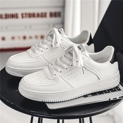 Little White Shoes Men's Spring Breathable Young and Young Casual Versatile Men's Shoes New Student Pure White Sports Shoes
