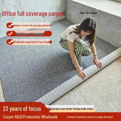 Tappeto da ufficio ignifugo, resistente alla fiamma e fonoassorbente per pavimenti in cemento grezzo