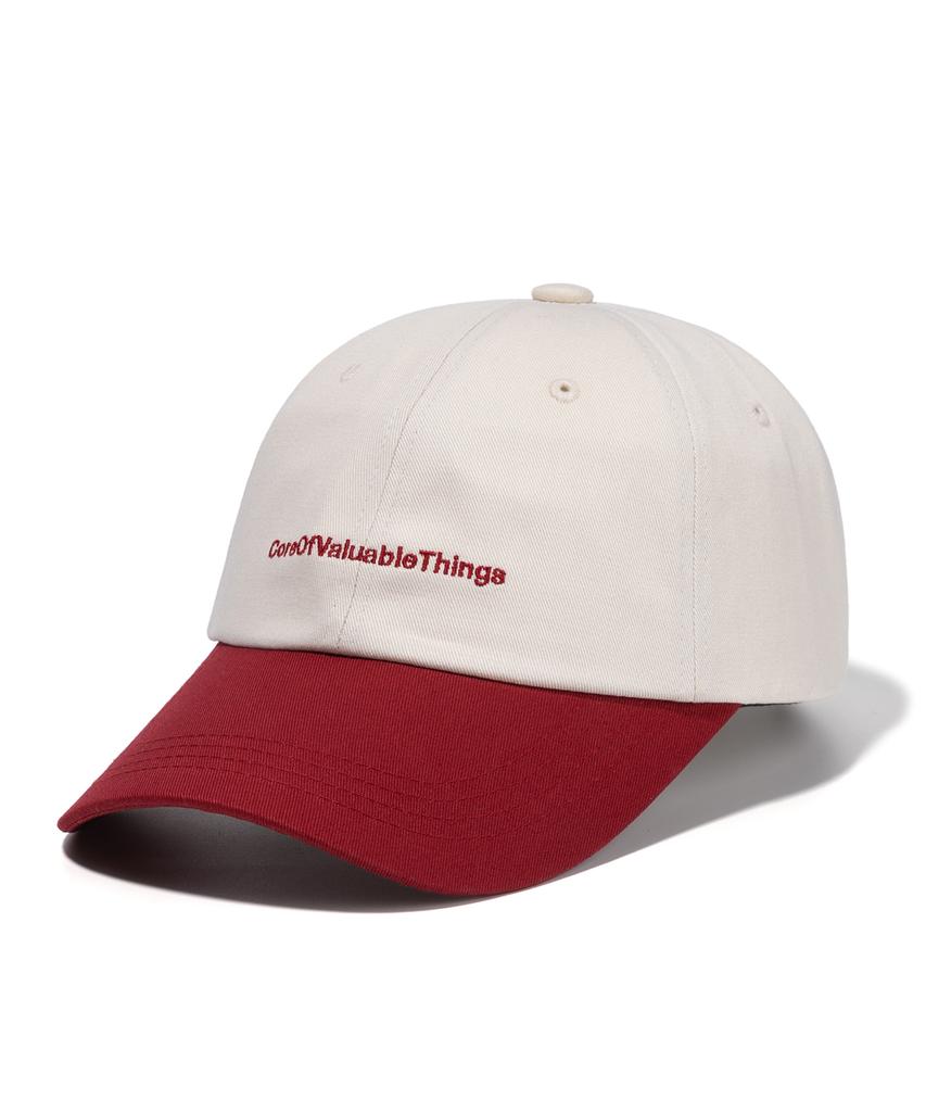 Diposwi Refresh Core Curve Cap - Cream/Red