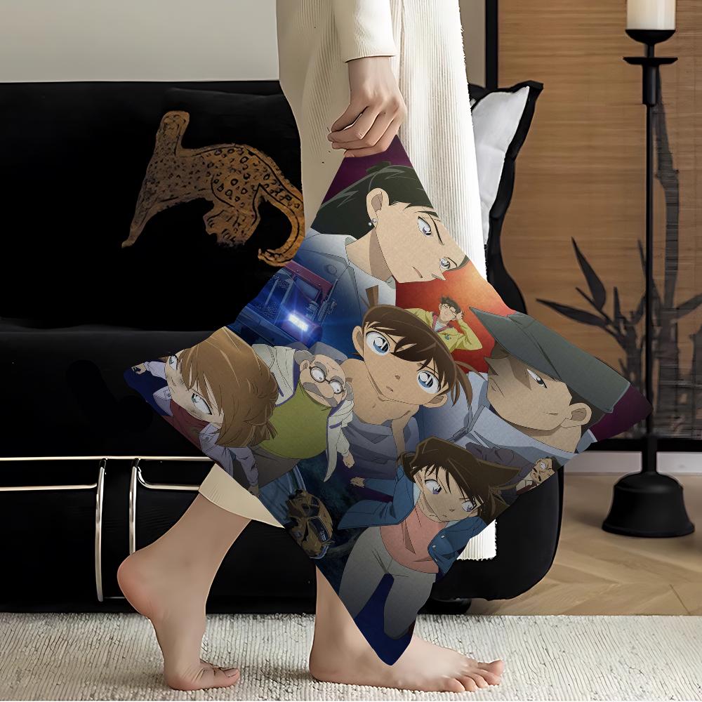 Cuscino Detective Conan Regalo Decorazione Ufficio Casa Camera da Letto Divano Auto Copricuscino Custodia 45x45
