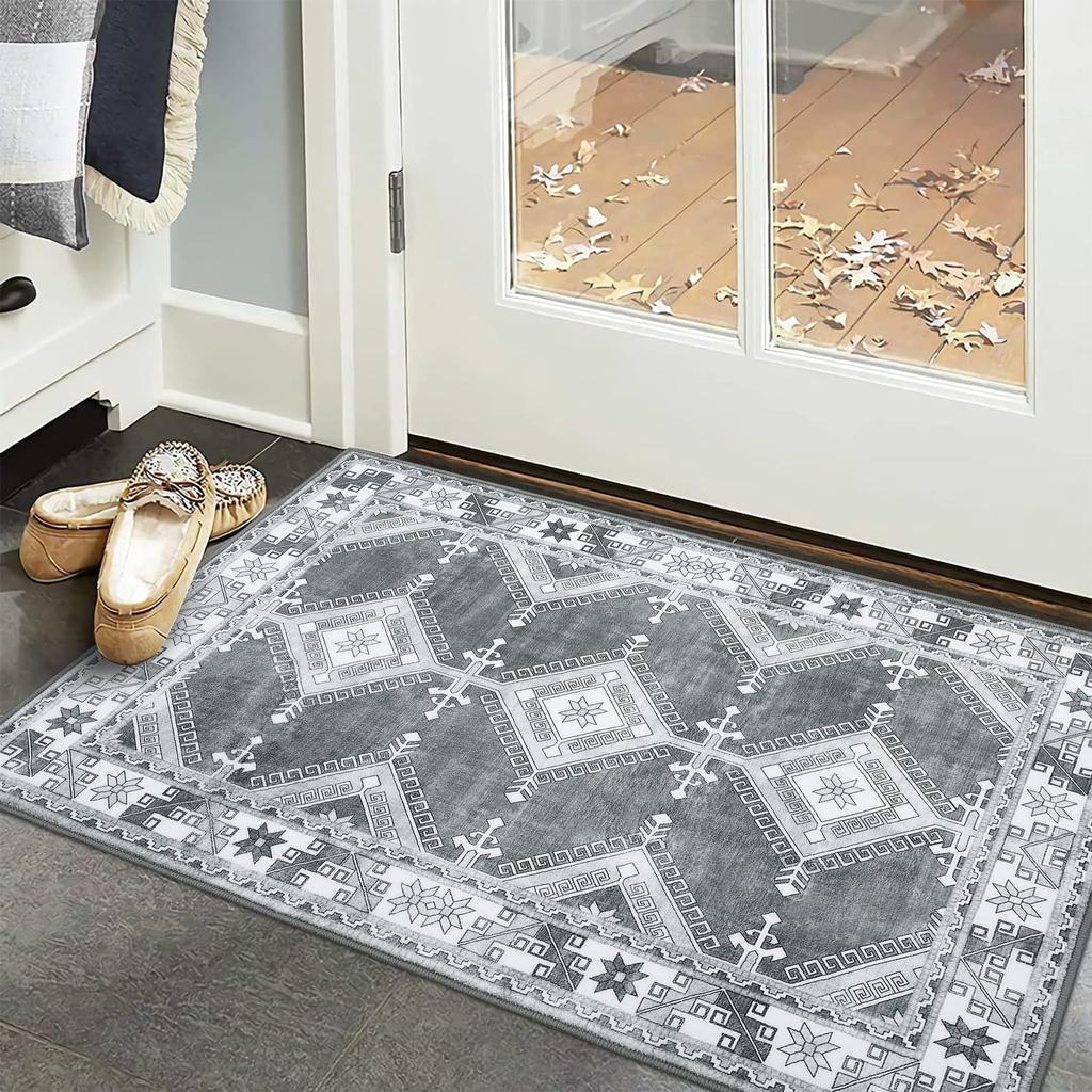 Retro Entrance Doormat Foyer Decoration Carpet Home Entrance Floor Mat