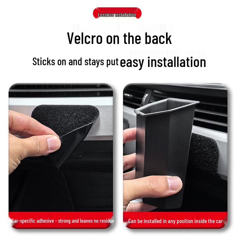 Car Organizer: Multi-Purpose Storage Bag with Phone Holder and Magic Sticker for Interior Use
