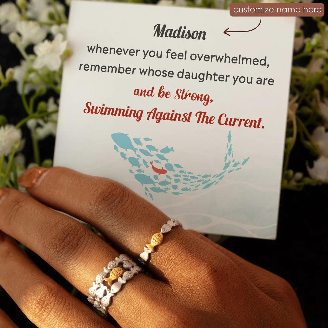S925 Sterling Silver Women s Trendy Small Fish Ring – Simple, Fashionable & Chic Single Row