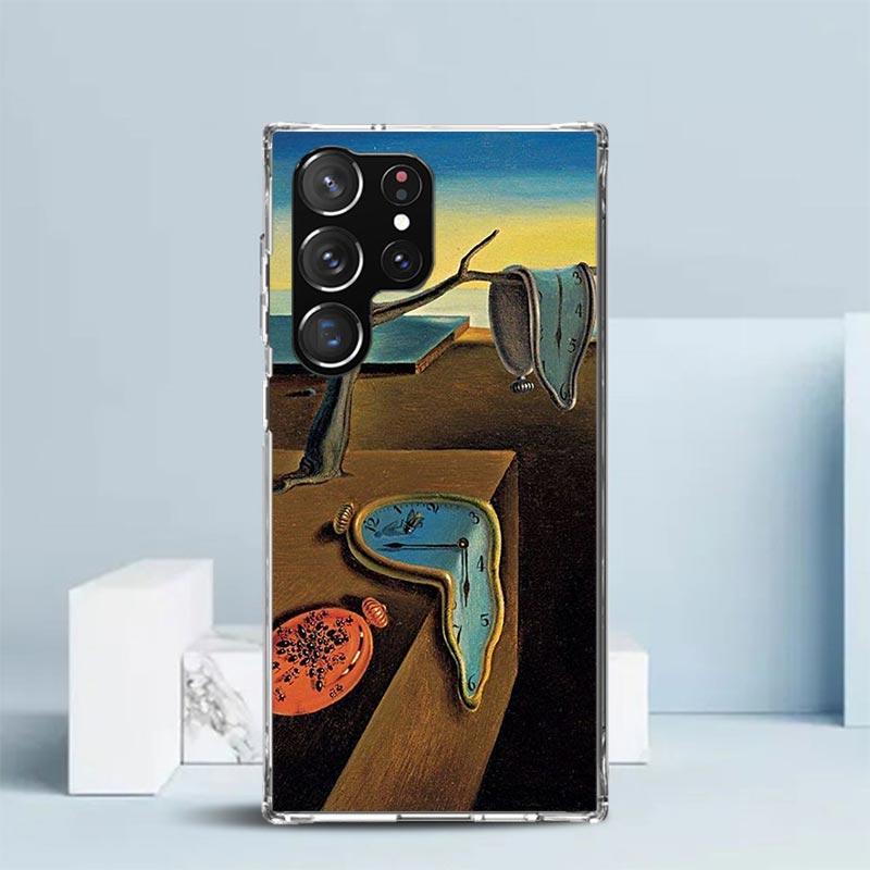 Salvador Dali Art Soft Cover for Samsung Galaxy S25 Edge S26 S24 S23 Ultra Phone Case S22 S21 Plus S20 FE Print Pattern Shell Ga