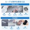 Frozio Inflatable U-Shaped Travel Neck Pillow with Washable Cover Direct from Japan