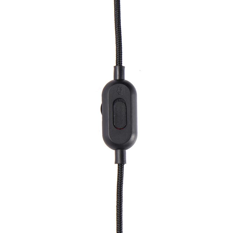Detachable 3.5mm Gaming Headphone Cable with  Control 2M Long for  QC35II Gaming Headsets  Cord Cable