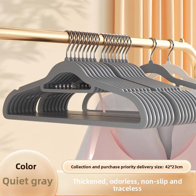 

Бытовая вешалка для одежды Нескользящая Не оставляющая следов Антиплечевая Угловая сушилка для одежды Сухая и влажная Вешалка для одежды двойного назначения серый