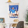 Haaland Custom Your Name Wall Decor Tapestry Art For Pet Memorial Birthdaywedding Party Backdrop Family Gift